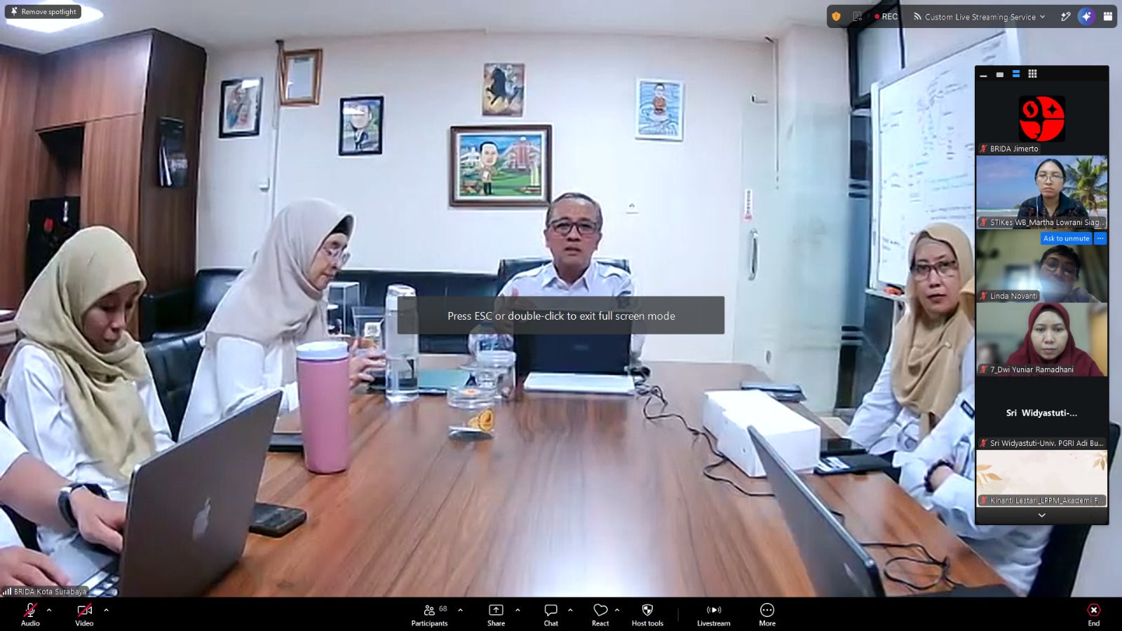 Sosialisasi Penilaian Inovasi PTN dan PTS dalam Pendampingan Kampung Pancasila
